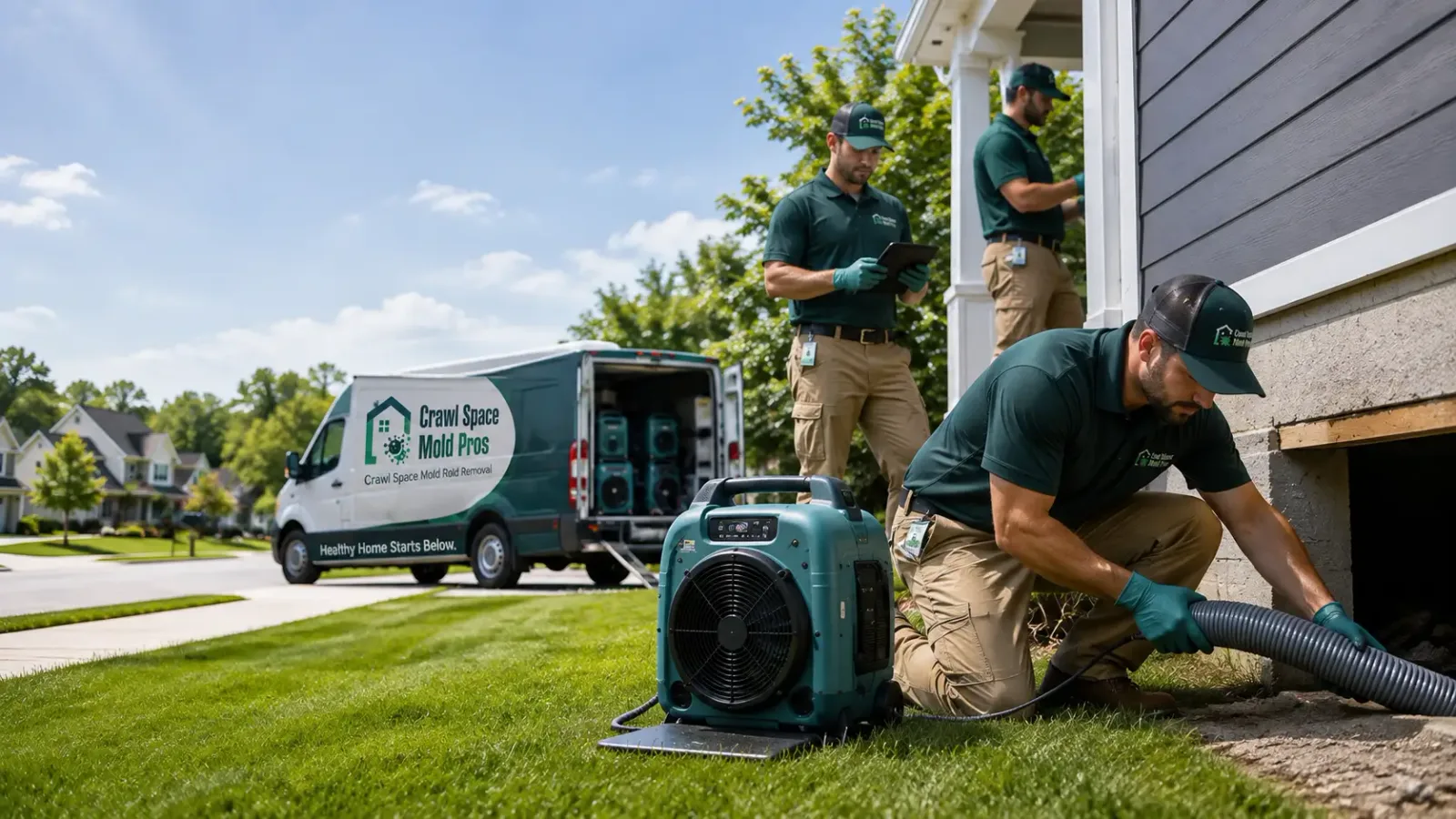 Crawl Space Mold Removal in Norwalk, IA